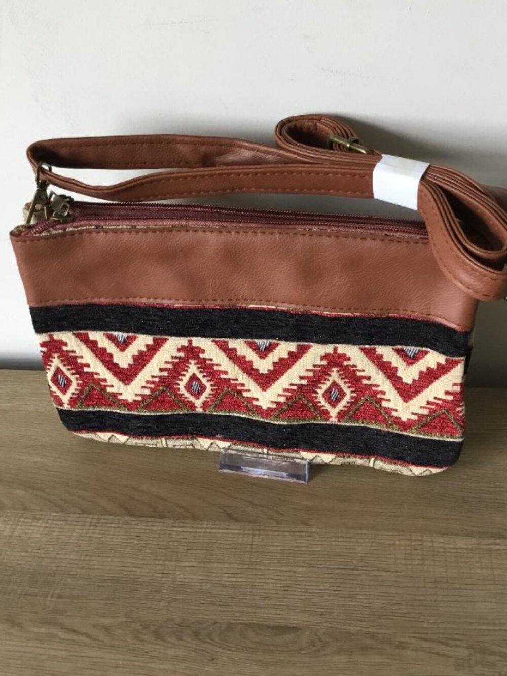 Canyon Sky Crossbody Purse Bag Southwestern Aztec Jacquard Multi Pattern NWT